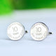 10th Anniversary Cufflinks with personalised engraving 