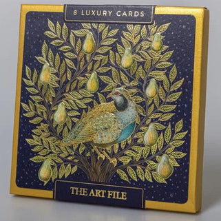 Pear and Partridge Luxury Christmas Card Box