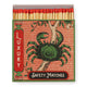 crab design super size match box with red tipped matches