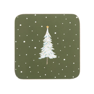 Festive Forest Coasters Set of Four