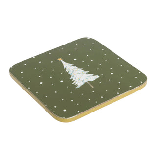 Festive Forest Coasters Set of Four