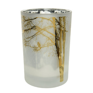 Gold Bird & Tree Tealight Large