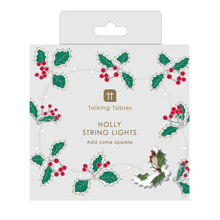 Holly String Fairy Lights