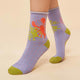 Lobster Buddies Design Ankle Socks Lavender