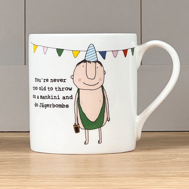 Throw On Mankini Mug