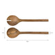 Midford Mango Wood Serving Spoons Pair