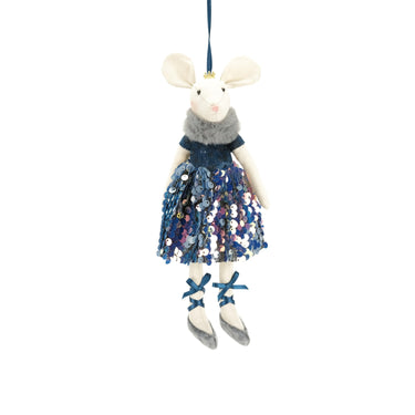 Hanging Felt Navy Mouse Decoration