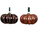 Folklore Pumpkin Glass Bauble