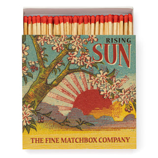 chinese rising sun design giant matchbox with matches