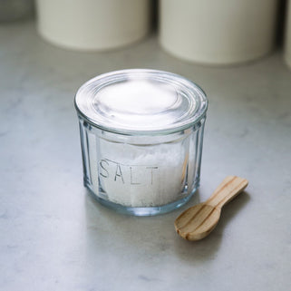 Glass Salt Pot