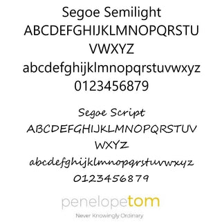 Penelopetom Font Choices 