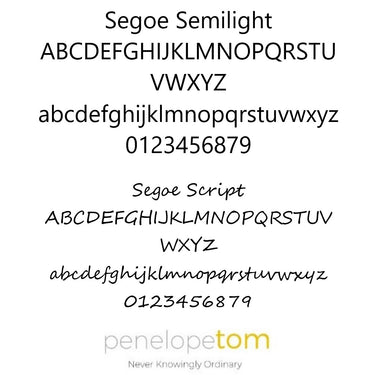 Penelopetom Font Choices 