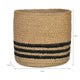 Striped Jute Plant Pot Small