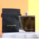 Best  man hip flask with drawstring linen pouch