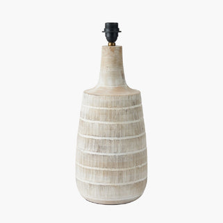 Dambula Whitewash Mango Wood Tall Lamp Base