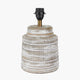 Paihia Whitewash Mango Wood Lamp Base