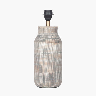 Yala Grey Wash Wood Lamp Base